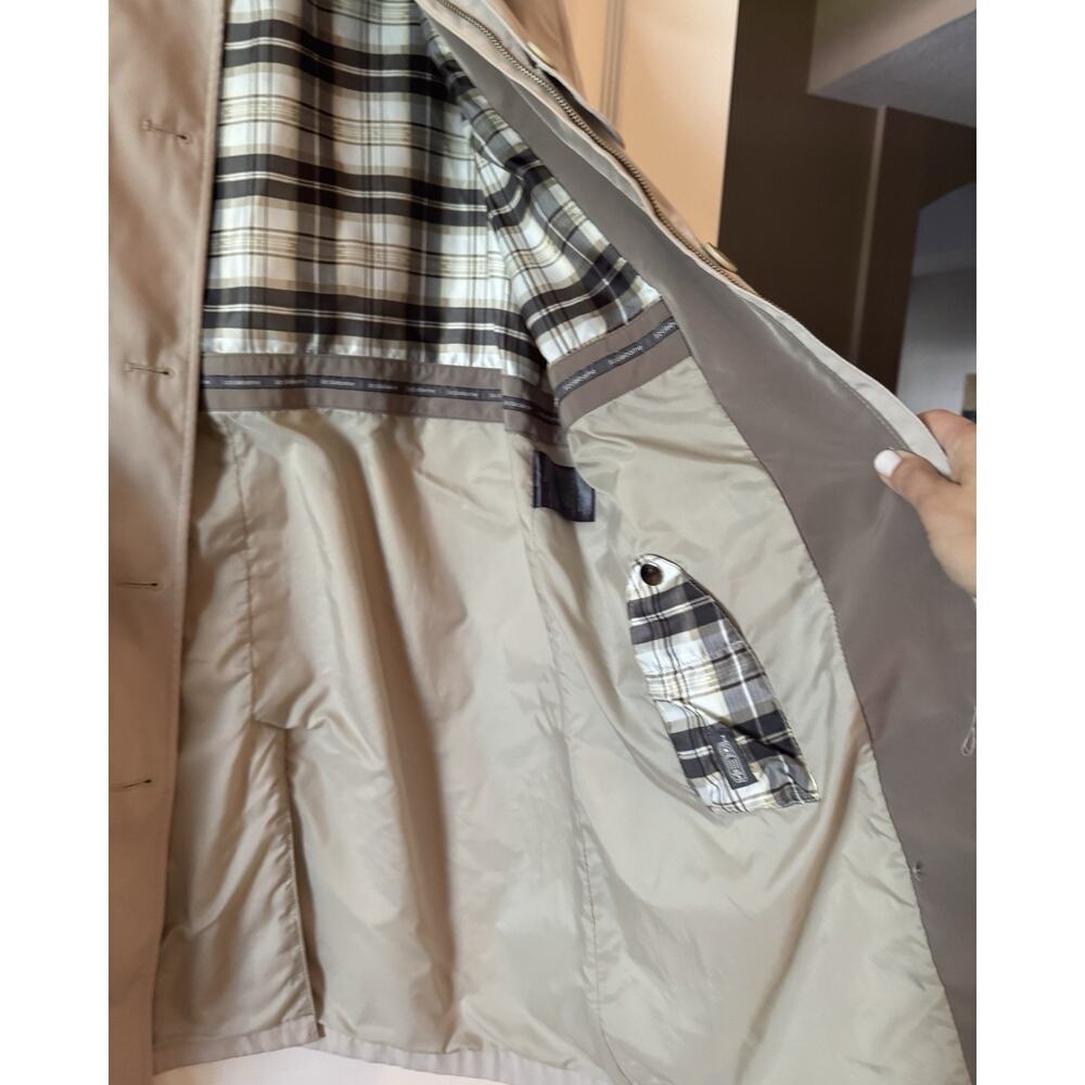 Liz Claiborne Women’s Trench Coat Size L Tan - Picture 6 of 10